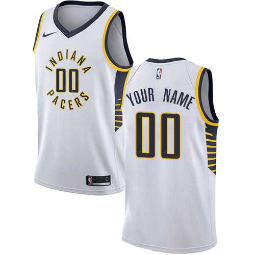 Men & Youth Customized Indiana Pacers White Nike Association Edition Jersey->customized nba jersey->Custom Jersey